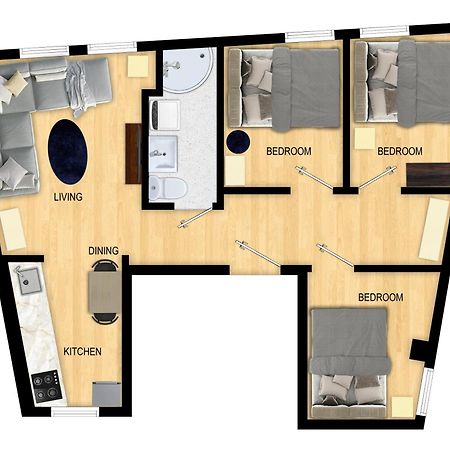 Ferienwohnung Family Friendly 3Br - Fast Wi-Fi - Behind Bryggen Bergen Exterior foto